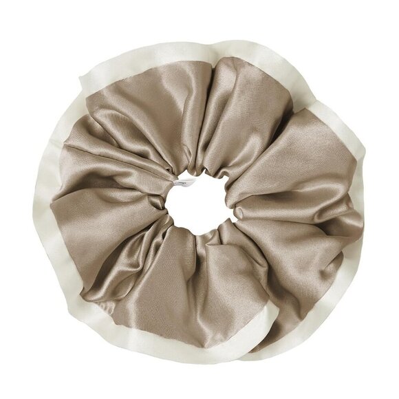 Silk Hair Scrunchie Large Breathable Frill Tie for Women Hair Loss Prevention